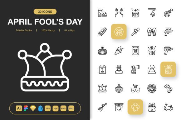April Fool s Day Icons: A Strategic Visual Asset for Your Projects