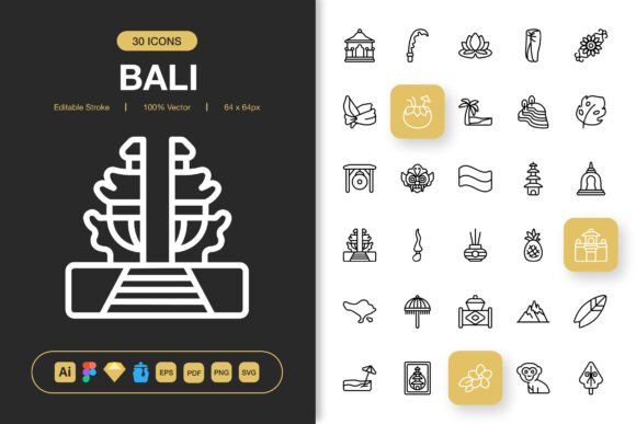 Bali Icons: The Essential Minimalist Icon Set for Modern Projects