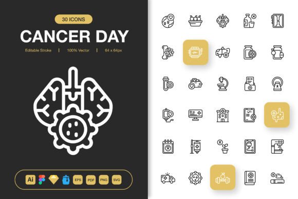 World Cancer Day Icons: A Visual Toolkit for Awareness and Action